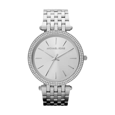 silver bracelet watch michael kors|michael kors bracelet with lock.